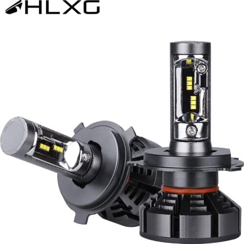 Hlxg h4 led motorcycle 4300K 20000LM h4 led coche Headlight bulbs stock in Spain car light Turbo LED 6500K 5000K Car Bulb LED