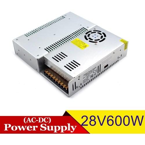 Universal 600W 28V 21.4A Switching power supply Driver Transformers 220V 110V AC to DC28V SMPS For CNC Machine DIY LED CCTV