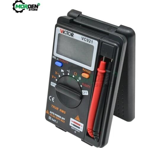 VC921 AC/DC Voltage Detector Digital Multimeter Handheld Capacitance Resistance Frequency Meter Tester Ammeter Voltmeter