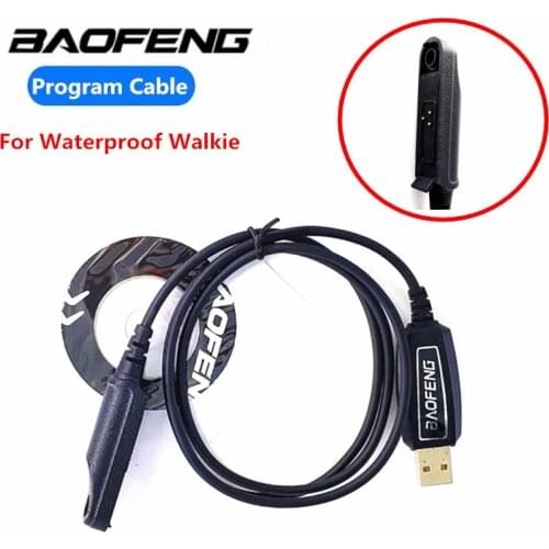 Baofeng Waterproof USB Programming Cable Driver CD For BaoFeng UV-XR UV-9R Plus A-58 GT-3WP UV-5S Waterproof Walkie Talkie