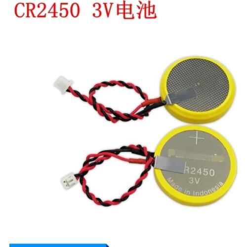 10PCS With cable plug CR2450 AFPX-BATT FP-X series PLC Backup lithium battery