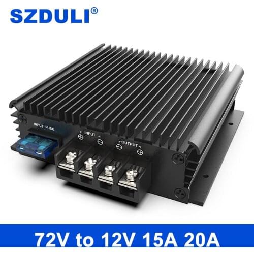 60V72V to 12V DC power transformer 40-90V to 12V car voltage stabilizer DC-DC power module