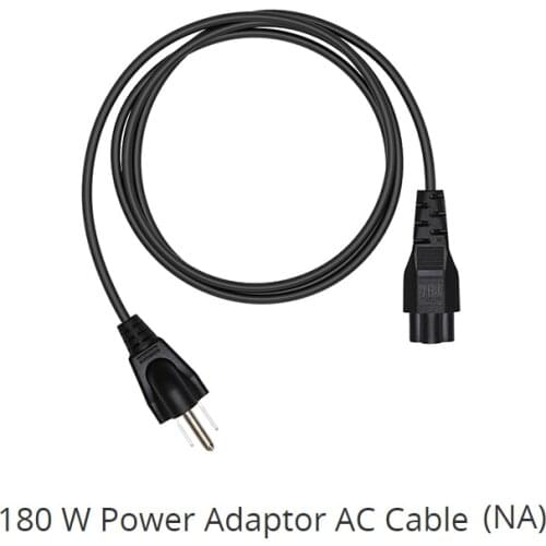 DJI 180 W Power Adaptor AC Cable (NA) Compatible with the Inspire 2 Factory Battery Charger original