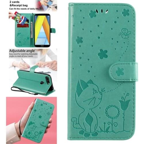 Multicolor Fitted Case For Huawei Honor 30 Pattern Cover 7A Pro 8A 7C Lite 8X Play 4T 4 X10 Plus 8 PU Leather Wallet Phone Pouch