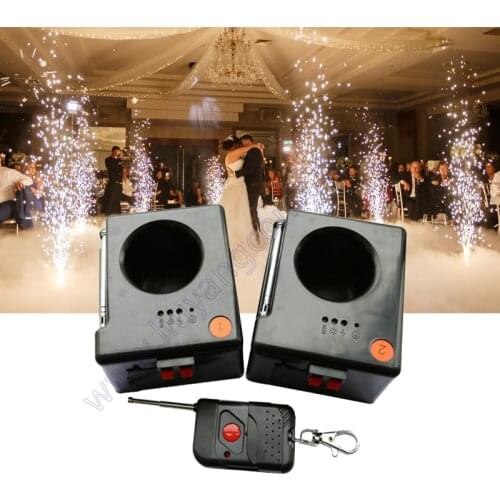 Cold Firework Igniter Machine Remote 2 Channel Receiver Trigger Stage Effect Wedding Machine Fountain Fireworks Base Firing New