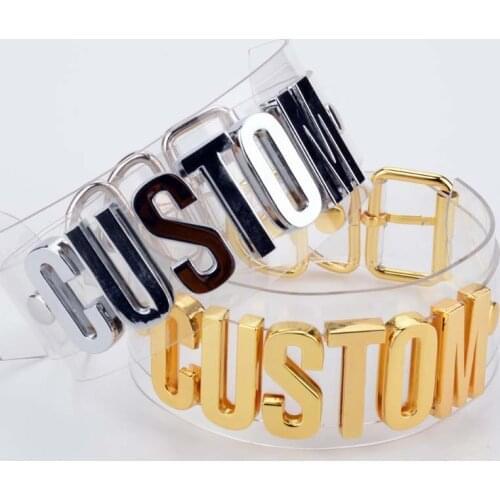 Handmade Personalised Gold Letter Choker Cosplay Oversized Choker Collar PVC Vinyl Name Collar Bondage Safe Word Name Necklace