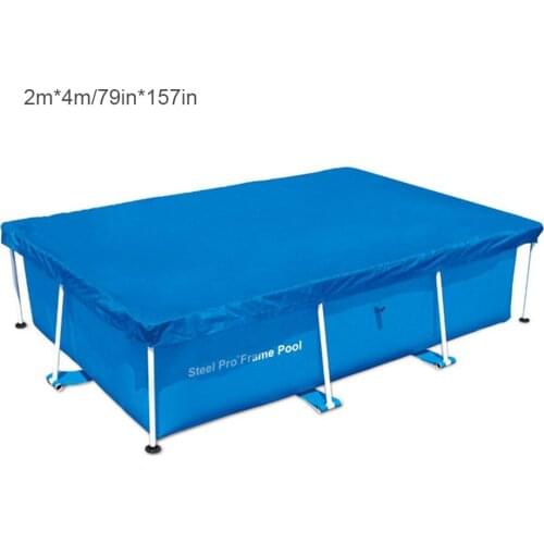Rectangular Pool Cover Tarpaulin Solar Swimming Pool Protection Cover Heat Insulation Film For Indoor Outdoor Pool Accessories