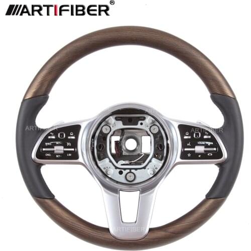 Carbon Fiber Steering Wheel for Mercedes Benz W177 W205 S205 W213 W222 C257 X166 A C E G S Class CLS