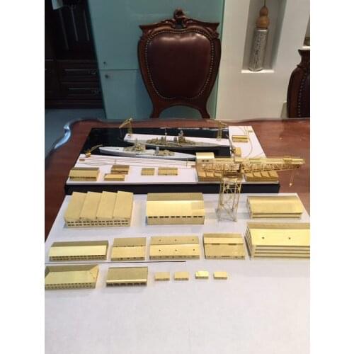 1/350 Scale WWII Shipyard Pier Scenario Building IV