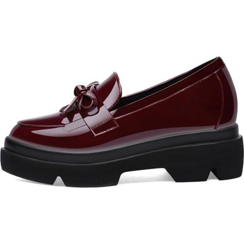 WomenS Shoes With Round Toe Caps, WomenS Shoes With Bows, WomenS Shoes With Waterproof Platform