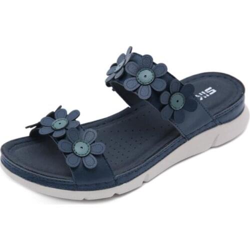 Women sandals summer flat pearl sandals flip flops rome shoes string bead slippers mujer gladiator sandalias sapatos femininos