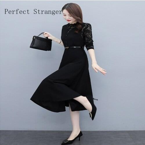 Women Dress Vintage Autumn New Arrival For 2021 Long Sleeve Female Clothes Long Dress