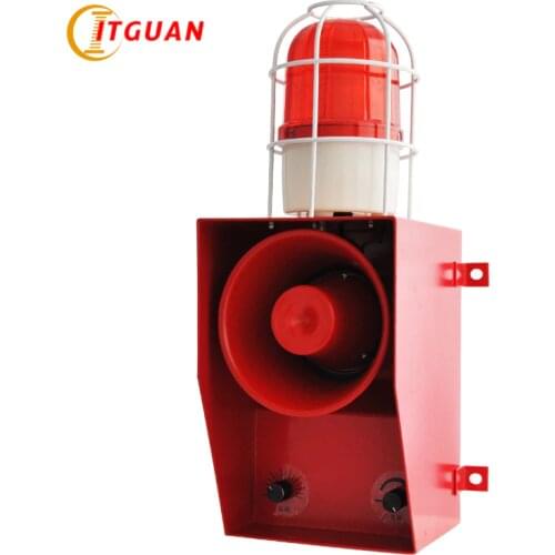 TGSG-06C crash type sound and light alarm 130dB used in Crane/ gantry cranes/bridge cranes/port siren Industrial alarm safety