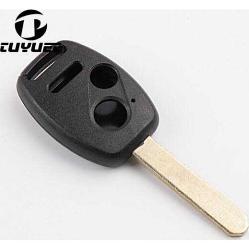 10PCS/Lot Free shipping Blank Remote Key Shell for Honda Accord CRV FIT Odyssey CIVIC new models (2+1 Button)