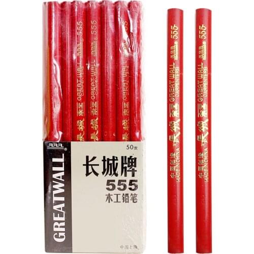 50PCS Carpenters Pencil Carpenter Carpenter Pen Shanghai Great Wall Carpenter Stroke Marker