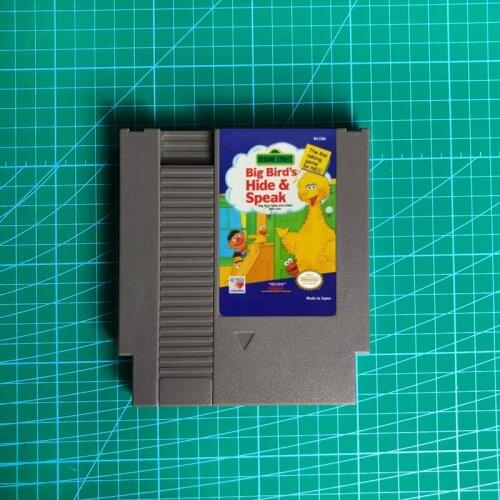 Big Birds Hide & Speak - 72 pins 8bit game cartridge