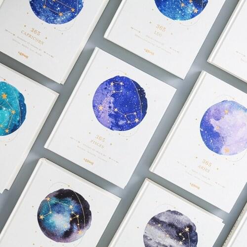365 Days Constellation List Diary Planner Notebook Cute Agenda 2021 Notepad Weekly Monthly Personal Journal Stationery Gift
