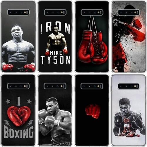Mike Tyson Boxer Man Phone Case For Samsung Galaxy S7 S8 S9 S10 S10E S20 S21 FE Note 8 9 10 20 Ultra J4 J6 J8 Plus Lite Cover