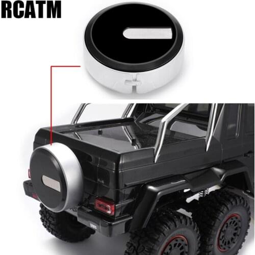 ABS Plastic Spare Tire Cover For 1/10 RC Crawler Car Traxxas TRX4 G500 TRX6 G63