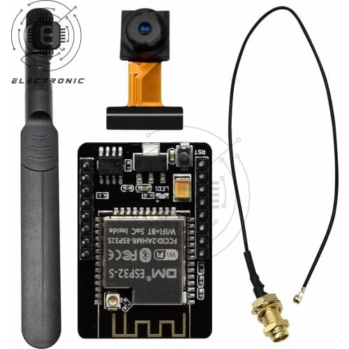 ESP32-CAM ESP32 CAM WiFi Bluetooth Camera Module Development Board OV2640 2MP TF Card Slot IPEX 2.4G SMA Antenna for Arduino