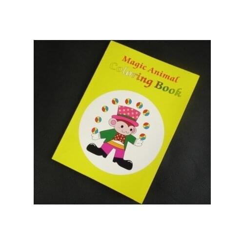 Magic animal coloring book,korean- medium size - magic tricks, best for children, children magic, stage magic, mentalism