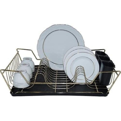 Lalezar LZR-520 Gold Single Layer Dish Rack