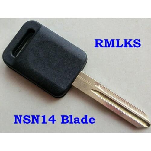 RMLKS Transponder Key Blank With TPX Chip Position NSN14 Blade Fit For Nissan Teana Tiida Qashqai X-Trail