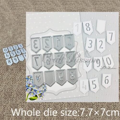 XLDesign Craft Metal Cutting Dies stencil mold Digital Banner decoraiton scrapbook Album Paper Card Craft Embossing die cuts