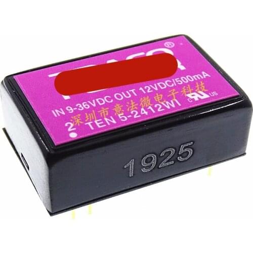 New original TEN5-2412WI DC/DC Converters - TEN 5WI Series, 6 Watt power module