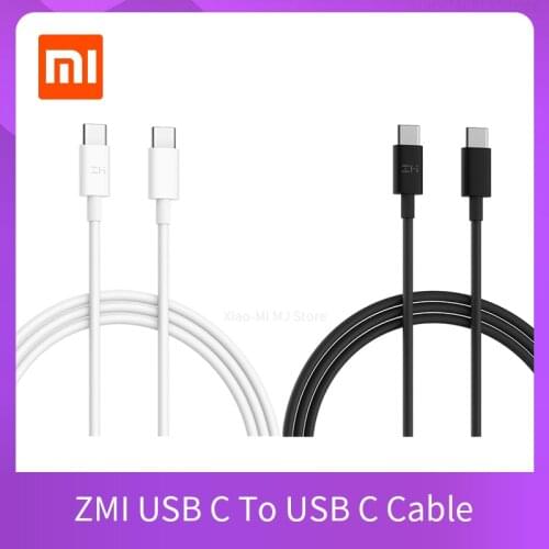 Original ZMI USB C To USB C Cable For Apple Macbook Pro Samsung Xiaomi Notebook Air Type-c Charger PD Cable Fast Charging Data