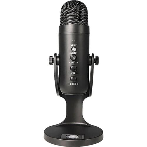 USB Professional Dubbing Microphone Condenser Mic Recording Equipment For Computer Gaming Streaming Voice Over