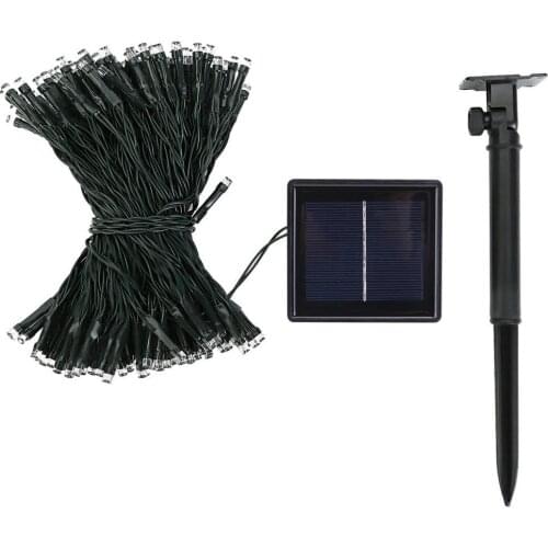LED Strings Solar 50M 5000Leds Powered Garden Light Blossom Decorative Lawn Patio Christmas Trees Weddings