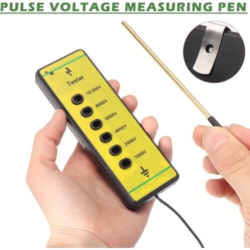 Tension Fence Voltage Tester Electric Farm Rails Poly Wire Ribbon Rope Tester Tool 130*45*15mm 1000V to 10000V