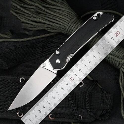 High Quality CNC Finish D2 Steel Tactical Folding Sharp Blade Knife G10 Handle Hunting Survival Camping Outdoor EDC Tool