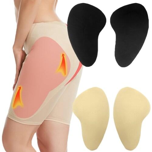2 Sponge Pads for Panties Filling Butt Lifter Hip Shapers Shapewear Builders Thigh Enhancers (Excluding Panties)
