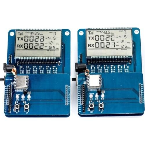 2pcs/lot) NiceRF LCD Display Testing Demo Board for LoRa1262 Transceiver Module SX1262 LoRa RF Module 22dBm 160mW 1.5ppm TCXO