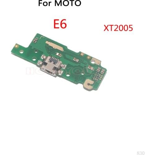 50PCS/Lot For Motorola MOTO E6 XT2005 USB Charging Dock Board Charge Socket Jack Port Connector Flex Cable