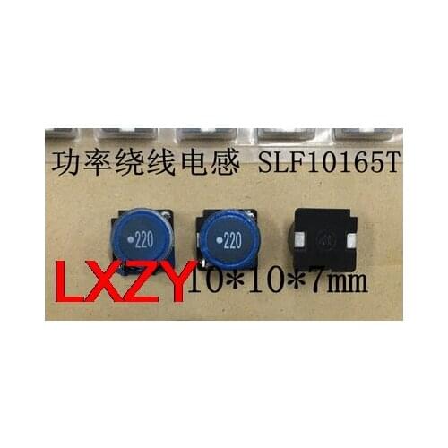 FREE Shipping 50pcs/Lot 10.1*10.1*6.8mm Inductors for Power Circuits 22uH 20% SLF10165T-220M2R4-3PF