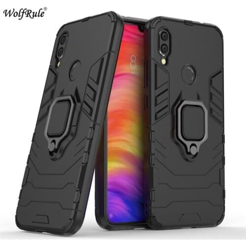 For Xiaomi Redmi Note 7 Case Ring Holder Armor Bumper Protective Back Phone Case For Xiaomi Redmi Note 7 Cover Xiomi 6.3