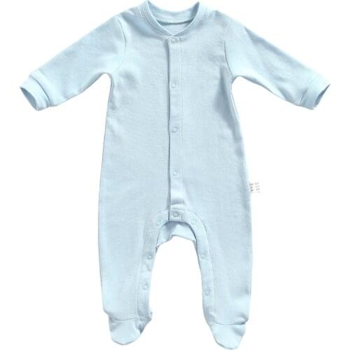 Baby Clothing Footed Rompers Pajamas Button Down Kid Newborn Girl Boy Jumpsuits