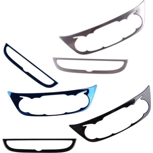 Front Central Console Navigation GPS Switch AC Control Button Cover Trim Frame Decor Fit for Chevrolet Equinox 2018 2019