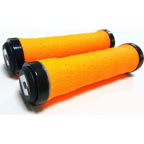 ODI MTB Bike Bicycle Handlebar Grips leather+PU Anti-skid Shock-absorbing mountain bike handlebar grip