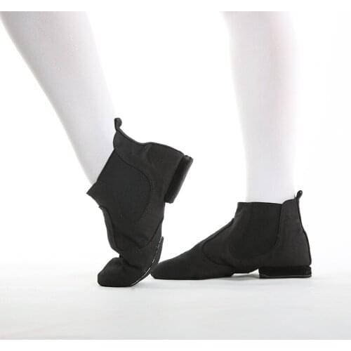 Modern Canvas Jazz Shoes Women Soft Sole Ballroom Dancing Shoes Elastic Elastic Mouth Dance Shoes for Adult/Ladies/Girls A163