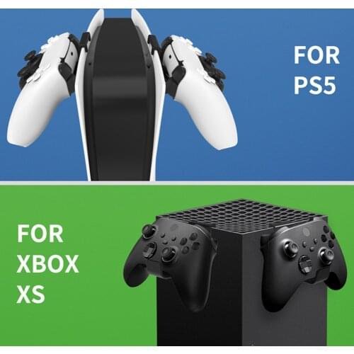 2pcs Universal Controller Hanger for PS5 Xbox Series X Gamepad Hanging Bracket Earphone Hook Holder Game Accessories