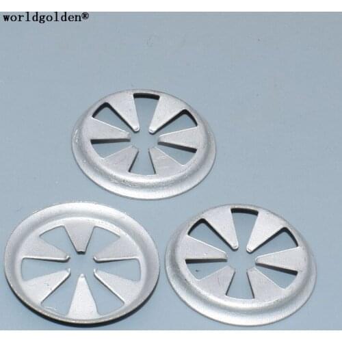 Worldgolden 100pcs auto fasteners Wheel Arch Push-Type Nut Retainer for Ford#W703505,VW#867863849A