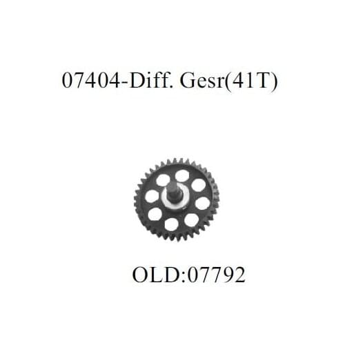HSP RACING RC CAR spare parts gear, installation 07404 for HSP 1/5 SCALE 4WD OFF ROAD EP remote control BUGGY 94059
