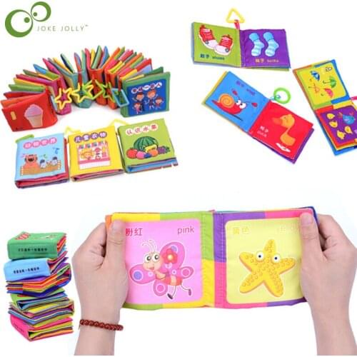 1Pcs Baby Rattles Mobiles Toy Soft Animal Cloth Book Newborn Stroller Hanging Toy Bebe Early Learning Educate Baby Toys WYW