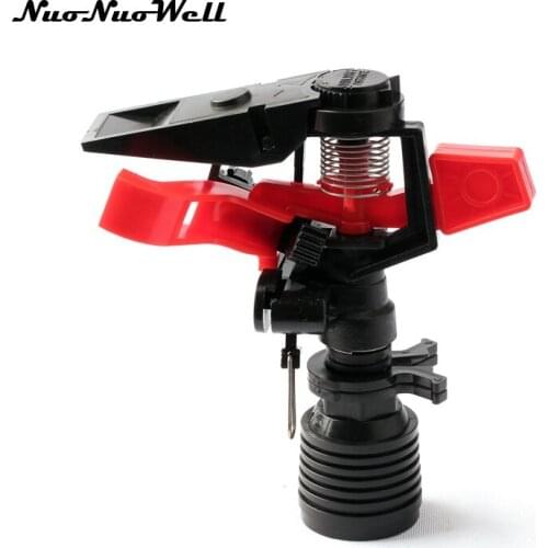 1pcs NuoNuoWell 3/4" Female Thread Rotating Spray Nozzle Rocker Arm Sprinkler Garden&Lawn Irrigation Watering Supplies Tools