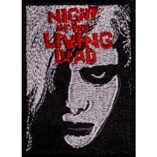4'' The Night of the Living Dead Embroidered iron on Big Patch Horror Movie Woman Face