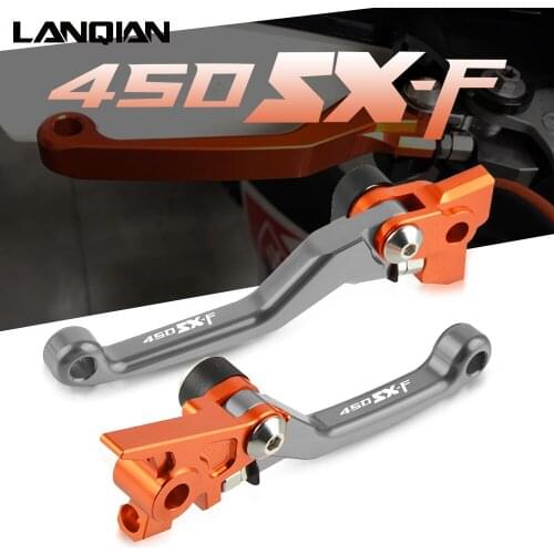 Motocross Accessories Aluminum Dirt Bike Pivot Brake Clutch Levers For 450SXF 450 SX-F 2003-2018 2013 2014 2015 2016 2017